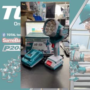 TOTAL สปอตไลท์LEDแบตเตอรี่ไร้สาย20V 2000 ลูเมน รุ่น TWLI2088 / TWLI20881 (Cordless work lamp)