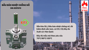 Đầu báo nhiệt chống nổ 70°C 90°C HIMAX HK-EXFD70