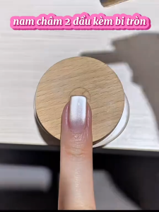 Nam châm 2in1 đầu bi - Nam châm hơ mắt mèo chuyên dụng làm nail