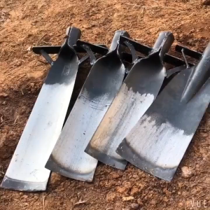 พลั่วขุดดินจอมพลัง เหล็กหนา เหล็กแมงกานีส แบบใช้แรงขาเสริมดันพลั่วลงดินพลั่วขุดเครื่องมือทำสวน (ไม่มีด้าม)
