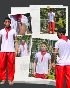 RED SET KATIPUNERO W/FREE KALABAW COSTUME FOR BUWAN NG WIKA