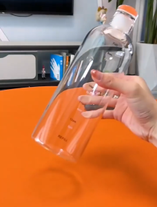 HC Botol Minum Bening Aesthetic 500ml & 750ml Water Bottle Botol Estetik 750ML Botol Minuman Plastik Transparant 500ML Premium Botol Minum Olaharga Kantor Sekolah Botol Jug Tumblr Viral