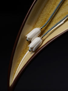 Fidelity Mammoth Ivory Ice Material Carved Magnolia Crafts Bodhi Accessories Accessories Disciple Beads Ending Pendant Scattered Beads