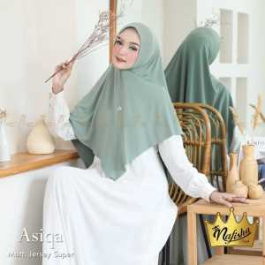 asiqa Nafisha jilbab instan bergo jumbo syari daily harian premium