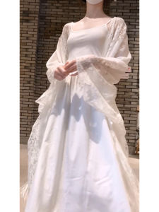 ผ้าคลุมไหล่สไตล์จีนย้อนยุคแบบใหม่สำหรับผู้หญิงในช่วงฤดูร้อน ผ้าคลุมไหล่ป้องกันแสงแดด เสื้อคาร์ดิแกนบาง เสื้อคลุมโปร่งใส เสื้อคลุมยาวปานกลาง