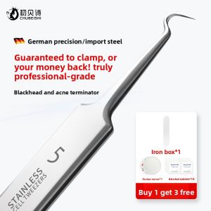 CHUBEISHI | Precision Curved Tip Blackhead Remover Tweezers