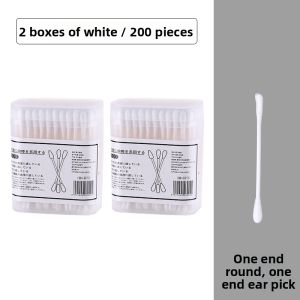WEIHEHU | Black Digging Ear Spoon Cotton Swabs