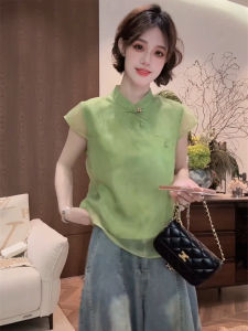SHIMO | National Style Short Sleeve Light Summer Blouse