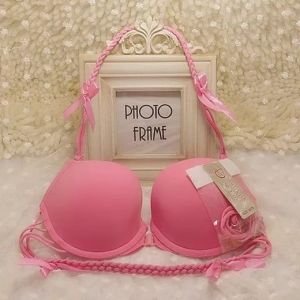 Beauty Back Removable Korean Style Girl Halter Double-Shoulder Strap