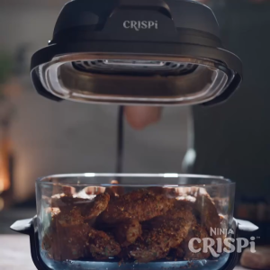 Ninja FN101 (Soft Sage) CRISPi 3.8L / 1.4L 4-in-1 Portable Glass Air Fryer | ESH