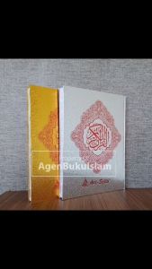 Al Quran Jumbo Asy Syifa Rasm Utsmani Ayat Pojok B4 Non Terjemah 18 Baris Khat Besar Tebal Cover Emas dan Perak