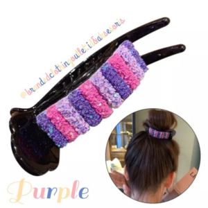 JEPIT RAMBUT METALIK KOREA IMPORT / JEPIT RAMBUT IKAN /JEPITAN RAMBUT MANIK-MANIK / JEDAI TARING / HAIR CLAW RAINBOW - 1PCS / JRI-5790/9549