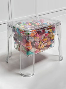 GUOQI | Transparent Toy Storage Organizer Stool