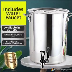 TEKANAI | Stainless Steel Tap Cold Water Pitcher Large Capacity Heat Resistant