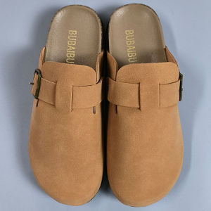 Dép Đi Trong Nhà Mùa Hè Đế Mềm Cho Nữ Phong Cách Pháp Cổ Điển Mới Một Bước Đi Biển Nửa Dép Dép EVA Thoải Mái Thoáng Khí