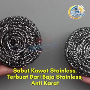 EZClean Sabut Kawat Steelwol Sabut Cuci Piring 2pcs
