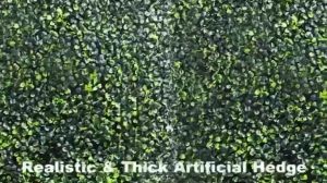 Artificial Grass Milan Grass Wall Decor Artificial Plant Foliage Hedge Grass Mat For Wall Decors New Anti-ultraviolet Milan Grass Simulation Plant Wall Artificial Background Wall Decoration Anti-uv Plastic Fake Green Plants 40*60cm