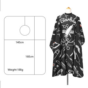 แกลอรี่น้ำมันอบผมผ้าพิเศษสำหรับการย้อมและดัดผมสำหรับผู้ใหญ่ผ้ากันเปื้อนผ้าคลุมผมกันน้ำได้และไม่คงการตัดผมและเอวย้อมสีร้อน