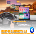 Carplay Android Auto Car GPS Navigation Bluetooth call 7 9 10 inch  4GB RAM+32GB Quad Core Car Multimedia MP5 Player android 12 Voice control reversing camera. 