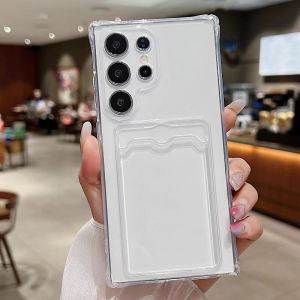 Transparent Shockproof TPU For Mi 11 12 12T 13 13T 14T Pro Lite Redmi Turbo 3 13C 12 12C 10 10C 9T 9 9A 9C 10A A1 A1+ A2 A2+ A3 Note 13 12 12S 11 11S 10 10S 9 8 7 Poco M4 M5 M5S X3 X4 X5 X6 F6 K70 NFC Pro 4G 5G With Card Fall Prevention Soft Phone Case