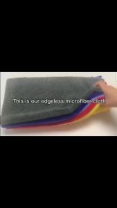 OMEGA MICROFIBER TOWEL PREMIUM MULTIPURPOSE STRONG ABSORBENT EDGELESS POLYAMIDE-POLYESTER