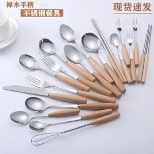 3PCS Travel Dinnerware Portable Utensils Eating Utensils Travel Silverware Kit