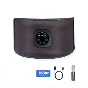 Brangdy | EMS Điện Đai Tập Bụng Dây Thắt Lưng Thông Minh Máy Kích Thích Cơ Bắp ABS Huấn Luyện Thể Dục Giảm Béo Toàn Thân Đốt Cháy Mỡ Nhiều Kích Thước SML