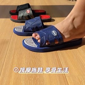 Men Massage Slippers Indoor Outdoor footwear Slipper Selipar Lelaki Baru 夏季按摩底男拖鞋