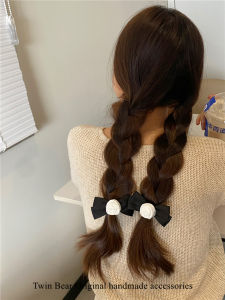 Super Sweet Age-Reducing Girlish Style Classic Style Handmade Roses Bows Barrettes Clip Pair Side Clips Bang Clip Accessories
