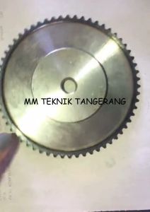 Sprocket RS 120 x 48 T Gear Rantai Single Gir gigi Z 48T RS120 -1 120Z48 120X48T 120-1 tipe B