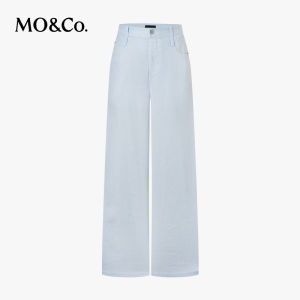 MO&Co. | New Summer Flax Soft Drape Loose Wide Leg Casual Pants