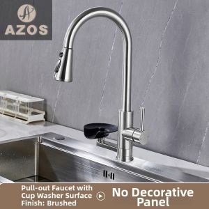 AZOS | Pull-down Splash-proof Lead-free Adjustable Temperature Faucet