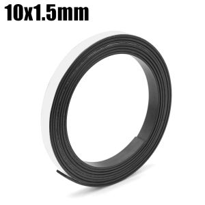 1Meter Self Adhesive Magnetic Tape Rubber Magnet Tape Strong Flexible Magnet Stripe for Refrigerator Photo Posters 39.37inch
