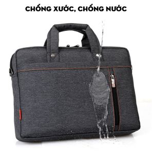 Cặp công sở nam đi làm đựng Laptop 14 inch 156 inch cao cấp cặp văn phòng nam Gu Bag xách tay có dây đeo nhỏ gọn