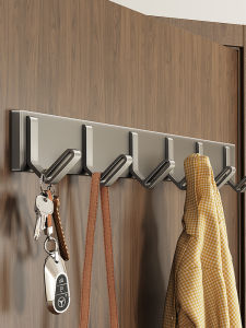 Powerful Adhesive Wall Mounted Clothes Hook Door Back Hanger Strong Load Bearing No Drilling Required for Bathroom And Kitchen