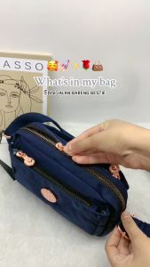 OPIOBAGS TAS SELEMPANG BAHU WANITA / TAS SLINGBAG NYLON WANITA / TAS BAHU PIOMA M9098