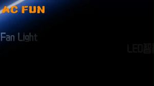 ACFUN 360° Rotation Ceiling Fan Chandelier E27 Lamp Head Fan Light Remote Control Home Bedrooms Living Room Top Lighting