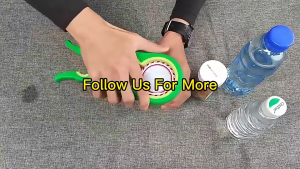 Pembuka Tin Manual Pembuka Tin 4 in 1 Multipurpose Can Opener Manual Twist Anti Slip Silicone Can Lid Jar Kitchen Tool Bottle Gripper PembukaTin 开罐器