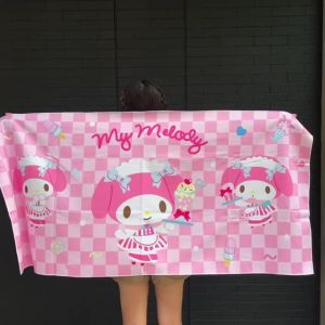 🧽ผ้าขนหนู ผ้าเช็ดตัว ลายการ์ตูน วัสดุเป็นผ้าไมโครไฟเบอร์  ดูดซับน้ำได้ดี น้ำหนักเบา แห้งเร็ว ใช้พกพาสะดวก ทำความสะอาดคราบออกง่าย ขนาด 160*70 cm. (ไซส์ฝรั่ง)