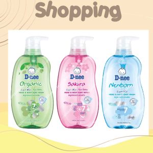 Sữa Tắm Gội Toàn Thân Dnee Baby Thái Lan Dành Cho Bé Dưới 3 Tuổi Dung Tích 380ml