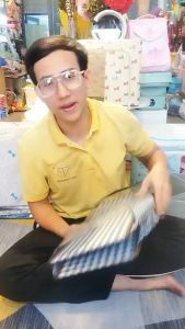 Hộp vải chia ngăn đựng quần áo túi thùng đựng quần áo đồ lót người lớn trẻ nhỏ loại dày có nắp đậy