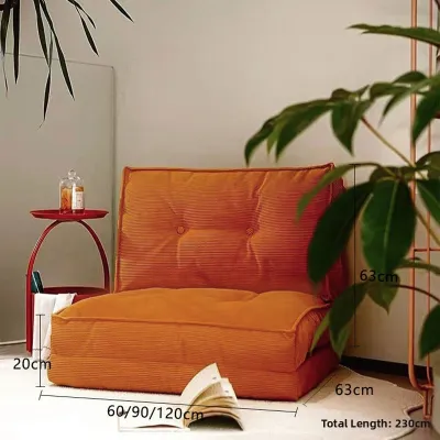 HECAN | Layable Sofa Bed Cloud Comfort Foldable Backrest Single/Double Person Sofa