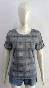 Blouse atasan kaos style blus wanita kekinian B8618