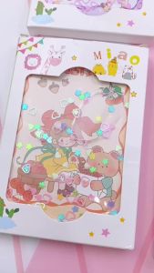 Notebook Glitter Motif Kartun: Buku Tulis Anak Kreatif & Glitter Karakter Buku Diary Kreatif Untuk Anak-Anak PTT