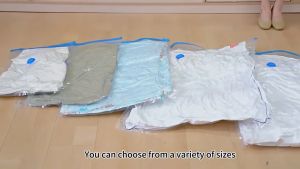 5pc Vacuum Storage Bag Travel Reusable Storage Organizers Vacuum Bag Home Storage Bag Compressed Bag