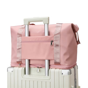 LUSUO | Travel Hanging Bag for Luggage Trolley Lightweight and Large Capacity