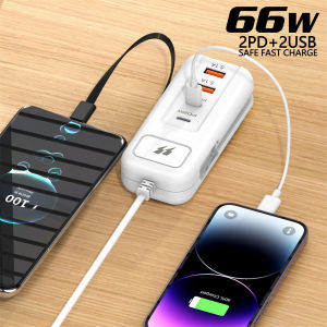 Multi-port USB Charger Station with Type C Charger Cable 5.1A Fast Charging Wall Charger for Mobile Phone Tablet