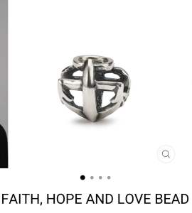 Trollbeads - Faith Hope & Love Bead