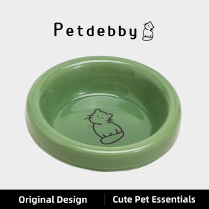 Petdebby | Raised Pet Feeding Bowl Shallow Deep Design