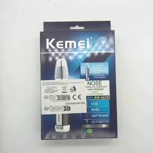 Kemei | Máy Cạo Râu Điện Kemei KM-6630 4 Trong 1 Sạc Được Cắt Lông Mũi Lông Mày Râu Và Tỉa Tóc Mai Cho Nam Lưỡi Dao Bằng Thép Không Gỉ
